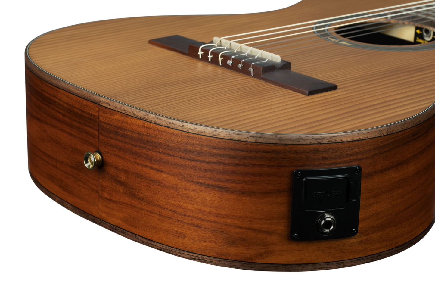 ORTEGA Thermo Series 4/4 Konzertgitarre 6-String - Dunkelbraun matt + Gigbag