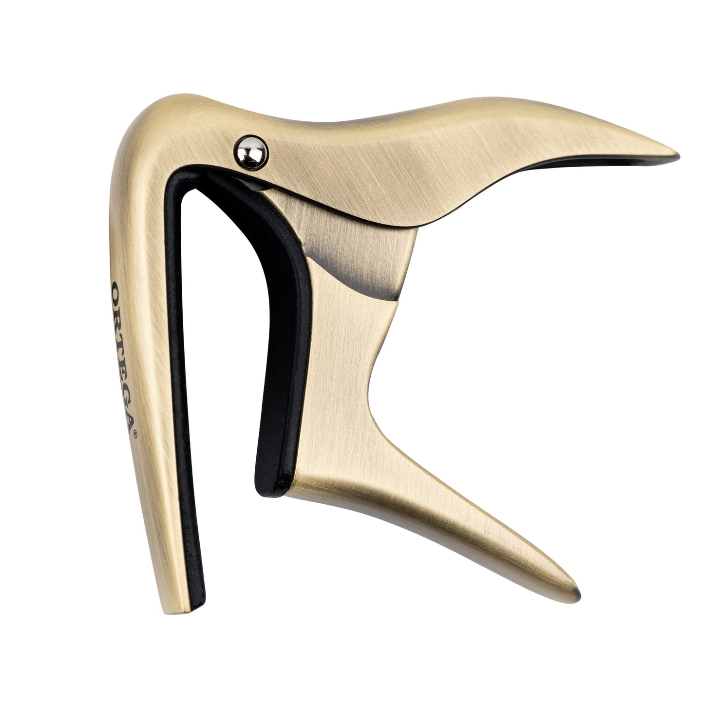 ORTEGA Ukulele Capo - Brushed Brass Design