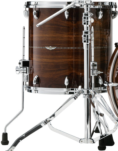 TAMA STAR Bubinga Floor Tom 18" x 16" - Natural Indian Laurel/Chrom HW/Inlay: Only Outside