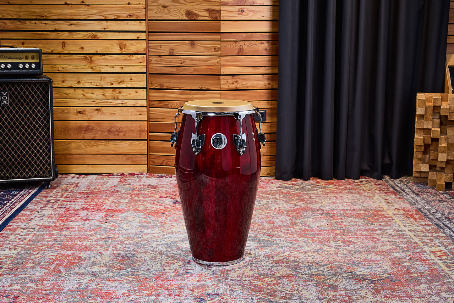 MEINL Percussion Marathon Exclusive Series Conga 11 3/4" - Wine Red/Chrome HW