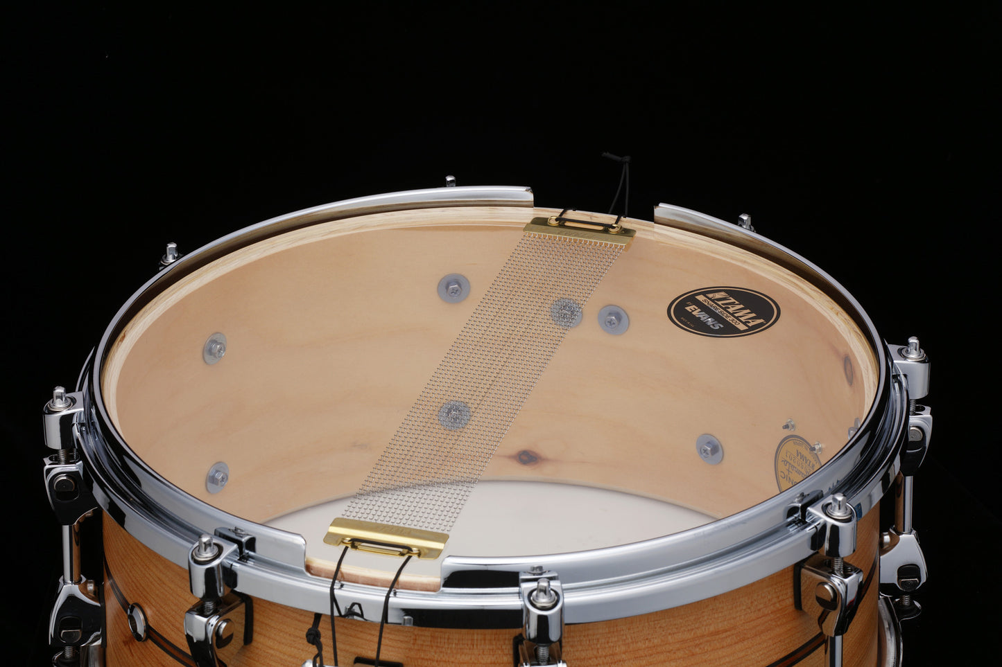 TAMA Starphonic Spruce Snaredrum 14" x 6" - Satin Natural Spruce/Chrom HW