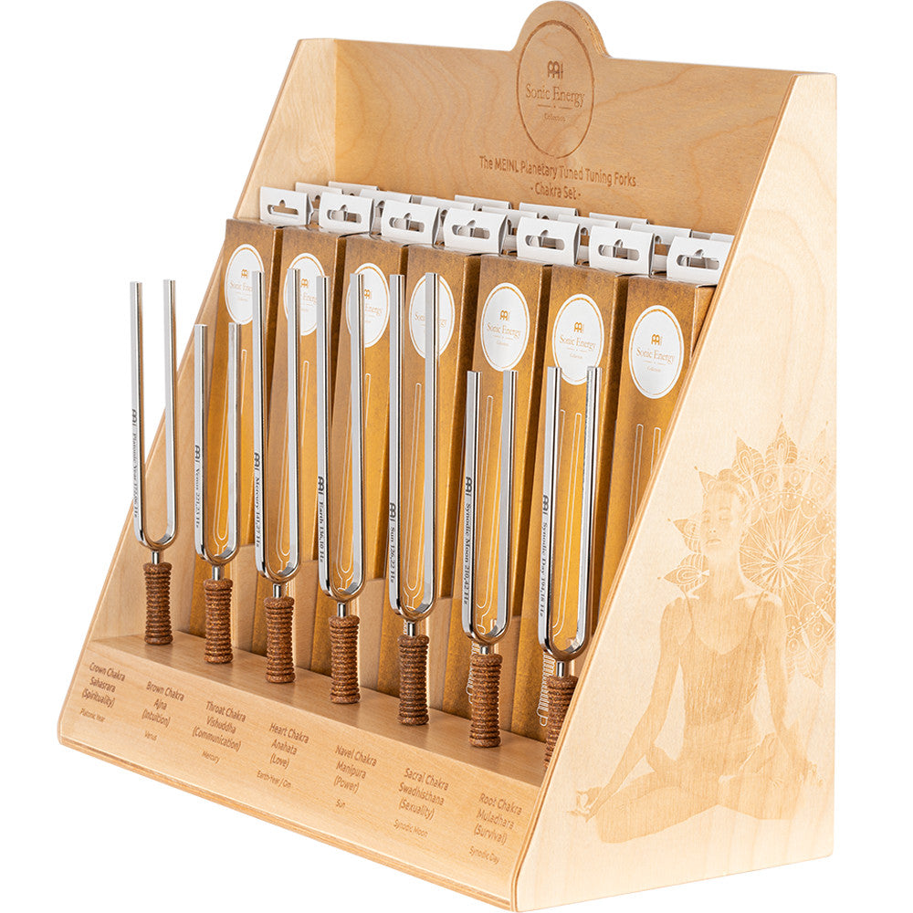 Meinl Sonic Energy Stimmgabel Display - Chakra-Set