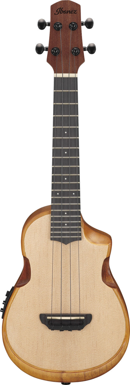 IBANEZ AU Concert Ukulele 4-String - Open Pore Natural + Gig Bag