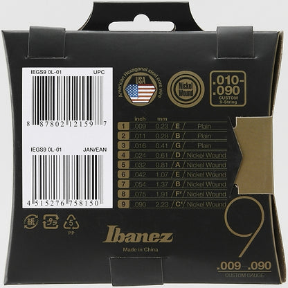 IBANEZ Saiten Set für 8 String E-Gitarre - Super Light Custom