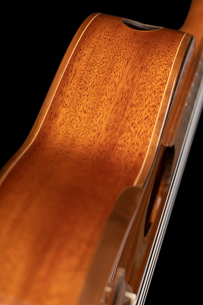 ORTEGA Custom Built Series Concert Ukulele 4 String - Solid Mahogany Natural + Bag