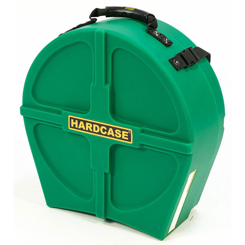HARDCASE Snare Case 14" (5“ – 8“) - Dark Green / komplett gepolstert