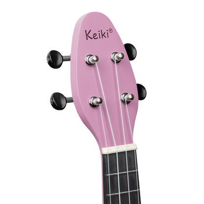 KEIKI K2 Serie Sopran Ukulele Set - Agathis / ABS Fairy Dust