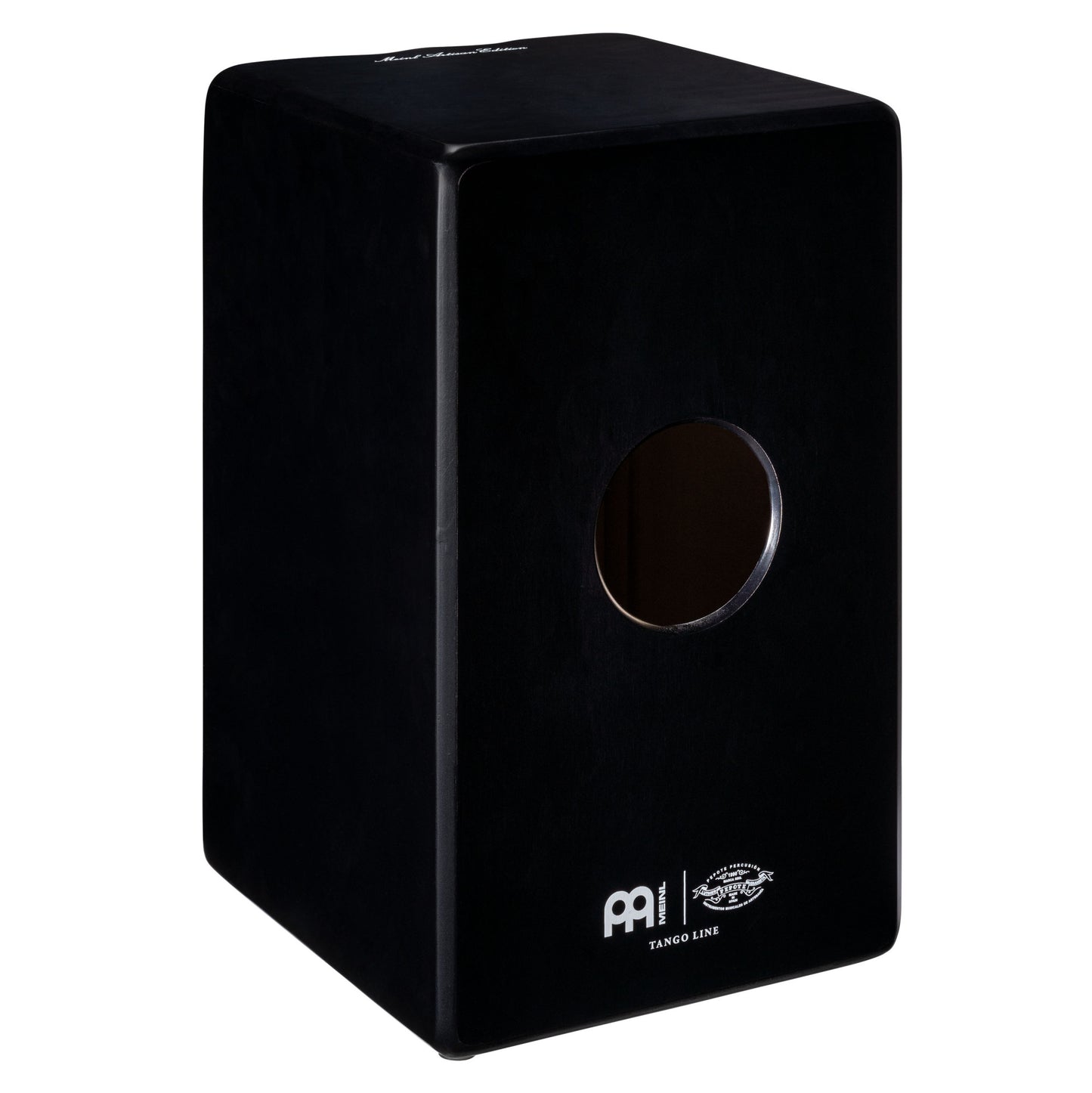 MEINL Percussion Artisan Edition Series String Cajon Tango Line - Satin Black