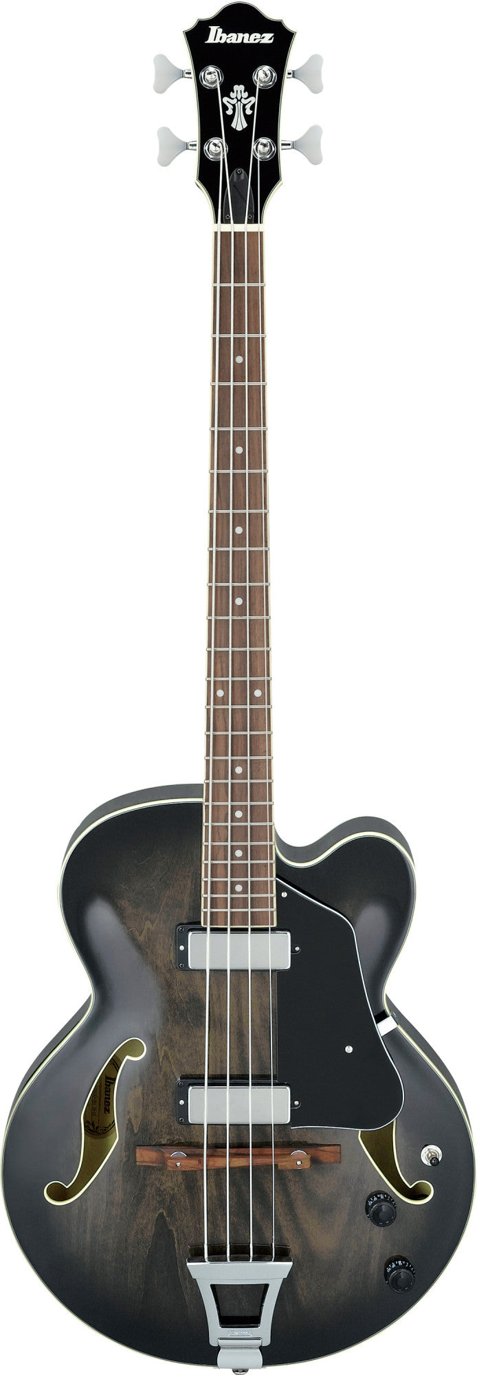 IBANEZ Artcore Hollow Body Bass 4-String - Transparent Black Sunburst