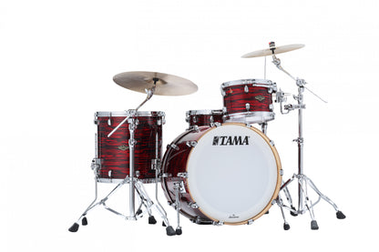 TAMA Starclassic Walnut/Birch Duracover Wrap Shell Kit 3 pcs - Red Oyster/Chrome HW