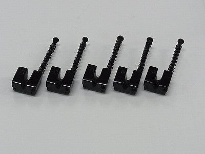 IBANEZ Sattel-Set 5-teilig in schwarz für B205 bridge