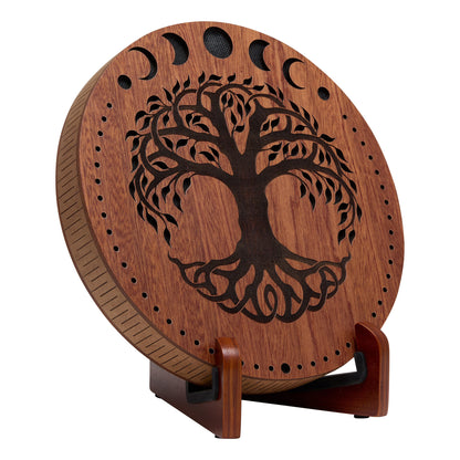 MEINL Sonic Energy 10" Rain Disk, Stream Sound, Moon Phases & Tree of Life Carving