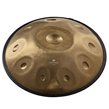 MEINL Sonic Energy Sensory Handpan Stainless Steel D Kurd 10 Notes 440 Hz - Vintage Gold