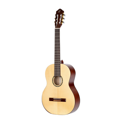 ORTEGA Student Series Pro DeLuxe 4/4 Classical Guitar 6 String - Solid Spruce / Catalpa Natural