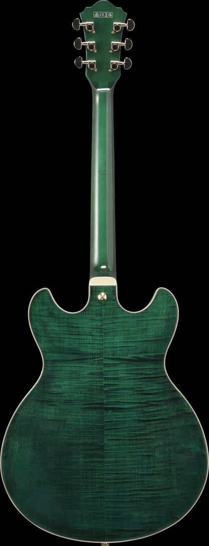 IBANEZ Artcore Expressionist AS Hollowbody Gitarre 6-String - Transparent Moss Green