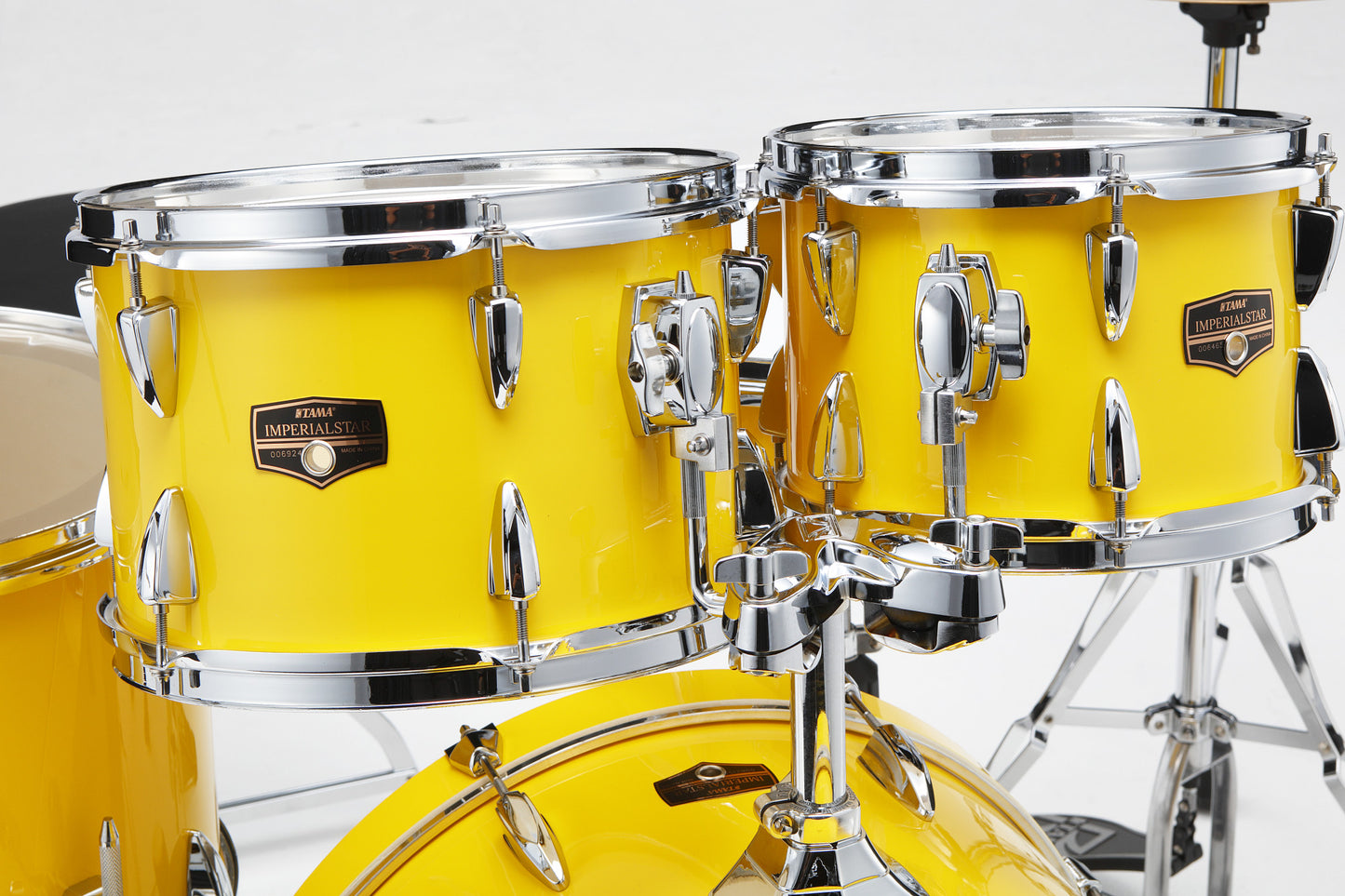 TAMA Imperialstar Rack Tom 13" x 9" - Electric Yellow/Chrom HW