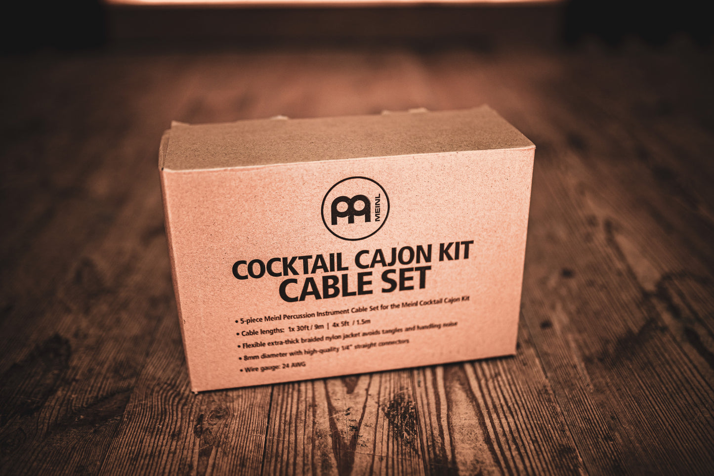 MEINL Percussion Cocktail Cajon Instrument Cable Set