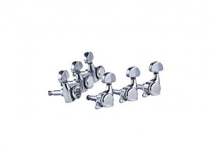 ORTEGA  3+3 Guitar Locking Tuning Machines - Chrome