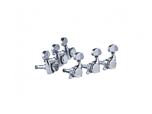 ORTEGA  3+3 Guitar Locking Tuning Machines - Chrome