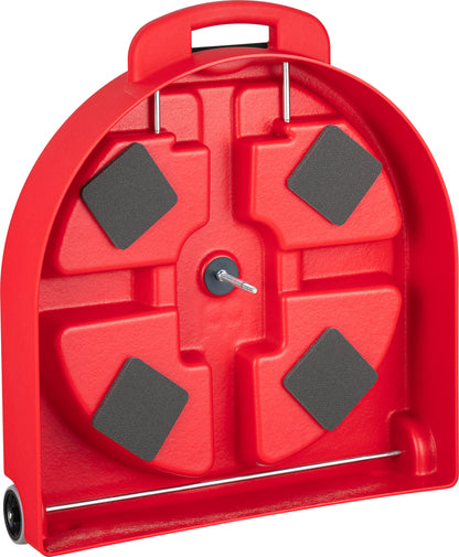 MEINL Cymbals Pro Cymbal Case Trolley 22" - Red