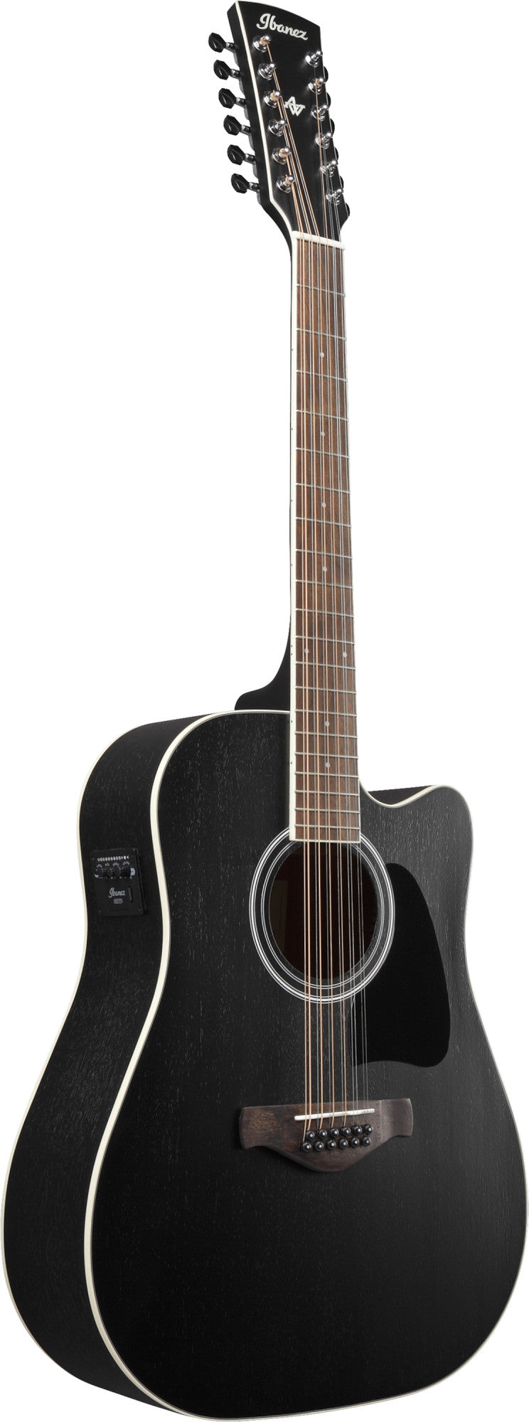 IBANEZ Artwood AW Akustikgitarre 12-String - Weathered Black