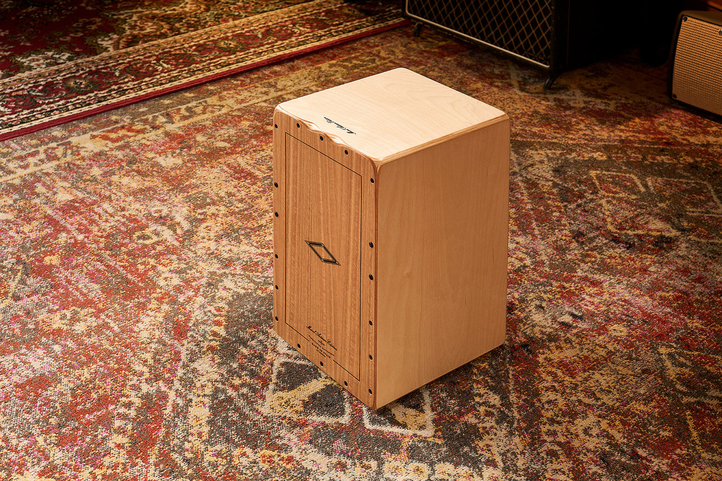 MEINL Percussion Artisan Edition Series String Cajon Tango Line - Light Eucalyptus