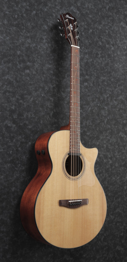 IBANEZ AE Acoustic Guitar 6-String Baritone - Natural Low Gloss