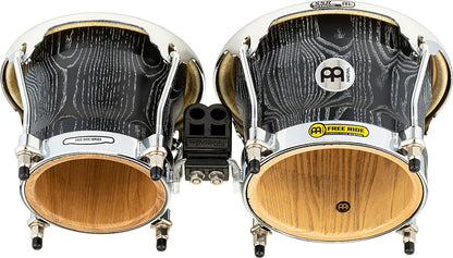 MEINL Percussion Woodcraft Serie Wood Bongo 7" Macho / 8 1/2" Hembra - Vintage Black/Chrom HW