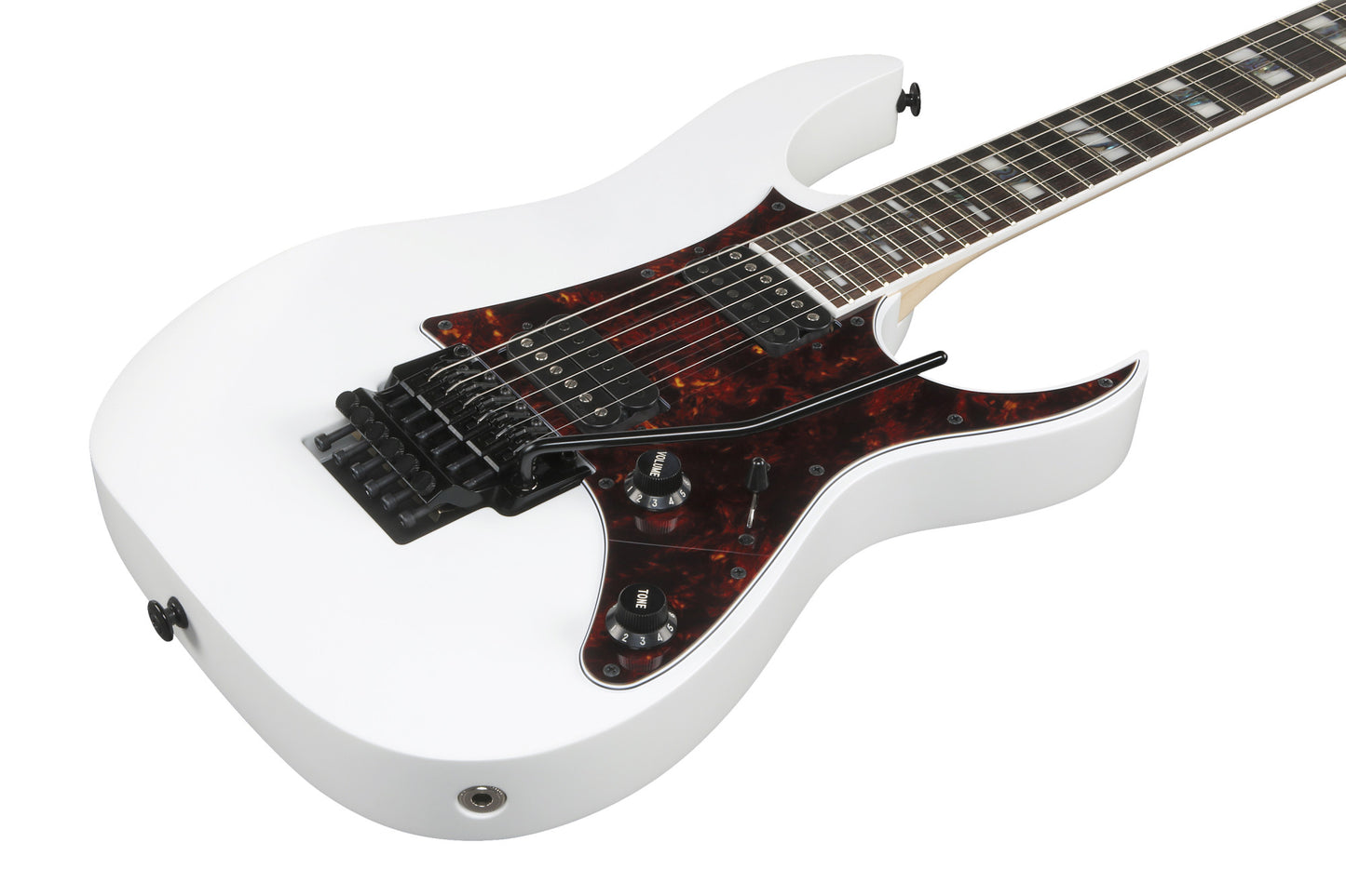 IBANEZ Prestige RG E-Gitarre 6-String - White Flat + Koffer