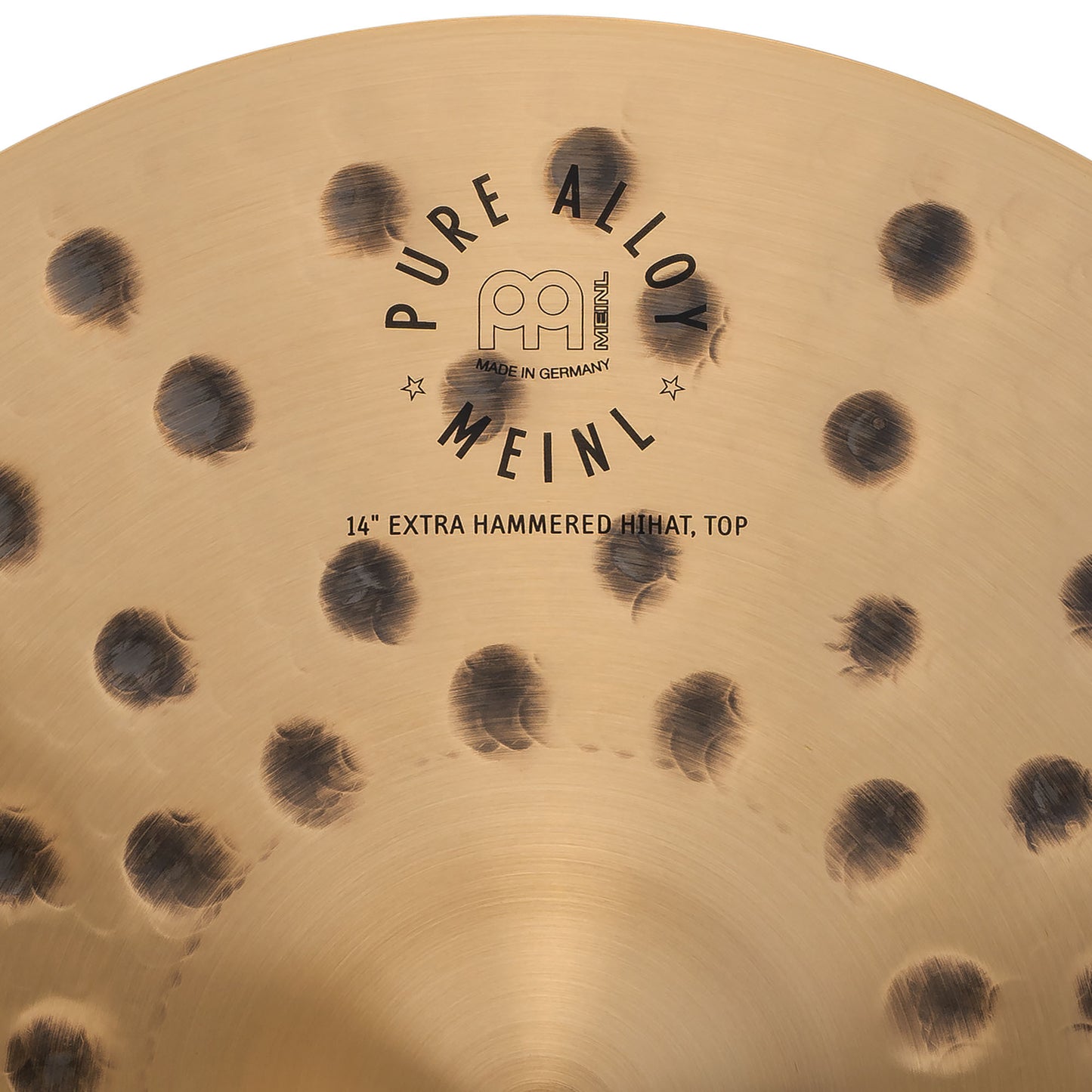 MEINL Cymbals Pure Alloy Extra Hammered Hihat - 14"