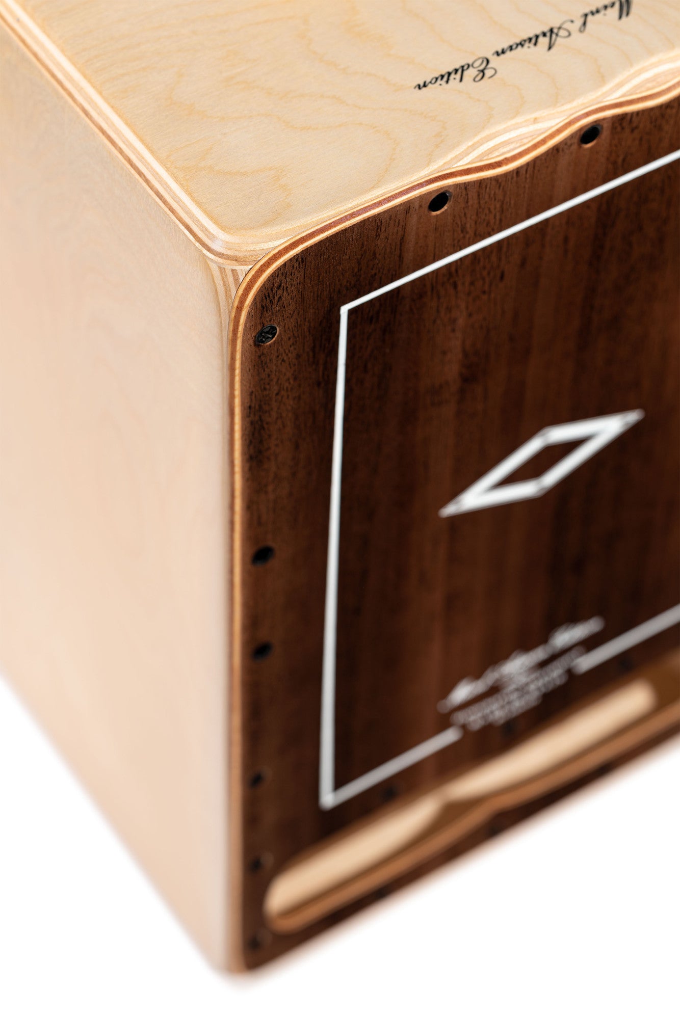 MEINL Percussion Artisan Edition Series String Cajon Cantina Line - Brown Eucalyptus