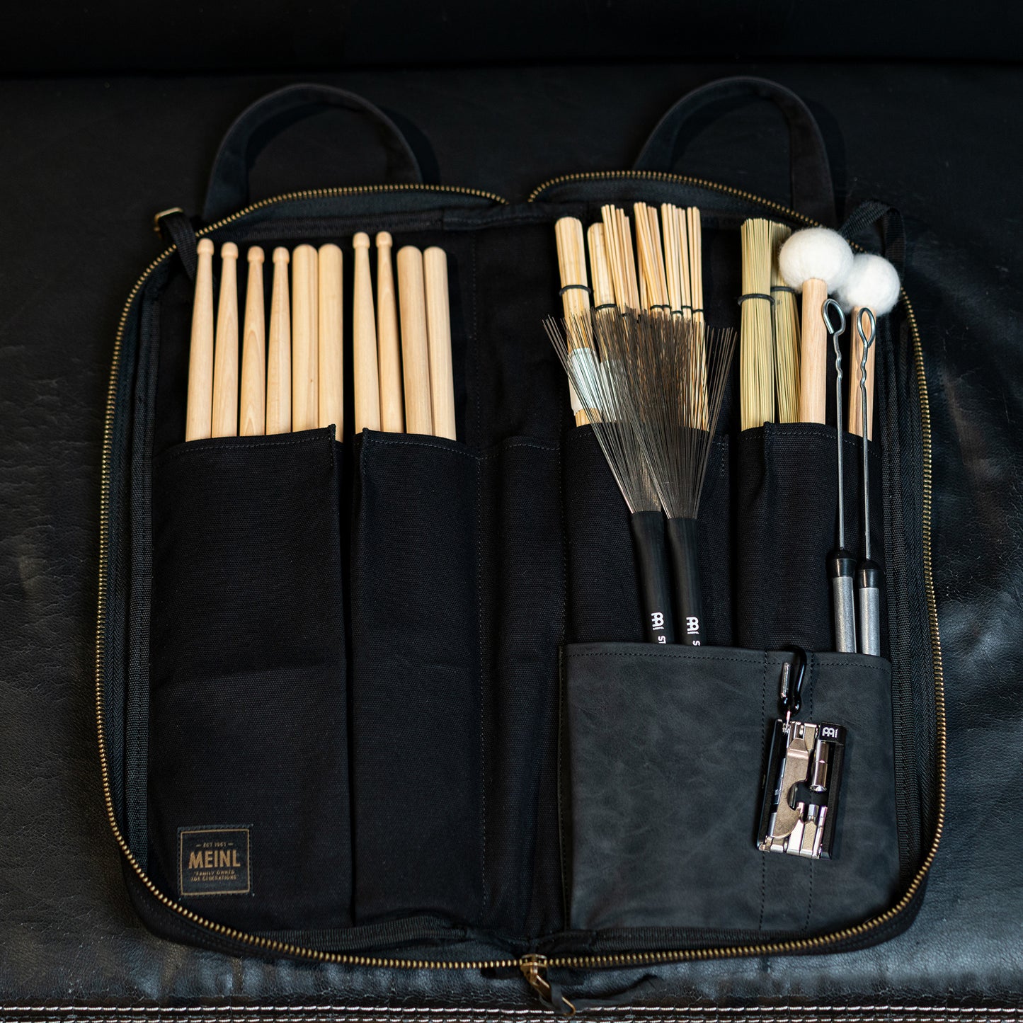 MEINL Cymbals Canvas Collection Stick Bag - Classic Black