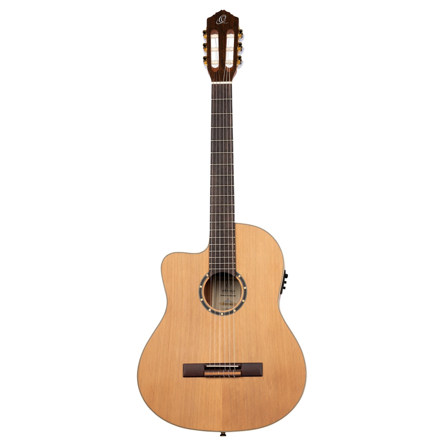 ORTEGA Family Series Pro 4/4 Classical Slim Neck Guitar 6 String Lefty - Solid Cedar / Mahogany Natural + Gig Bag