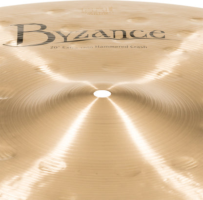 MEINL Cymbals Byzance Traditional Extra Thin Hammered Crash - 20"