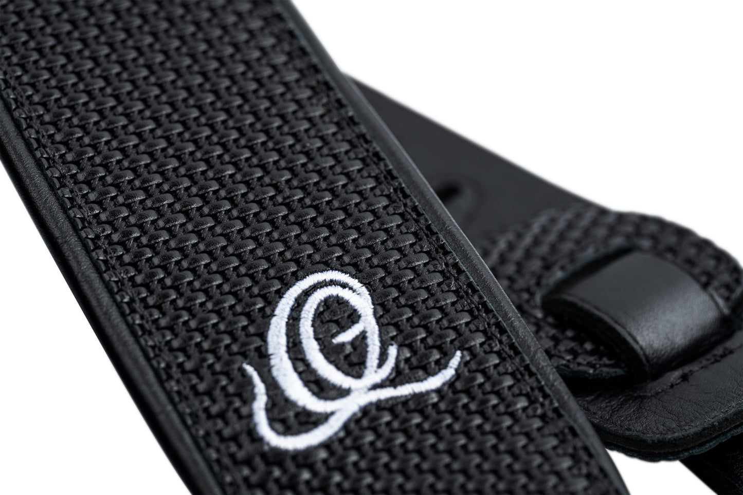 ORTEGA Echtledergitarrengurt - Black Braid