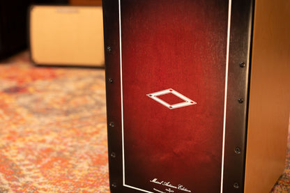 MEINL Percussion Artisan Edition Series String Cajon Tango Line - Red Fade