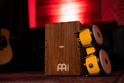 MEINL Percussion Journey Series Bongo 6 1/2" Macho & 7 1/2" Hembra - Illuminating Yellow