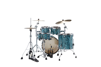 TAMA Starclassic Maple Duracover Wrap Shell Kit 4 pcs - Turquoise Pearl/Chrome HW