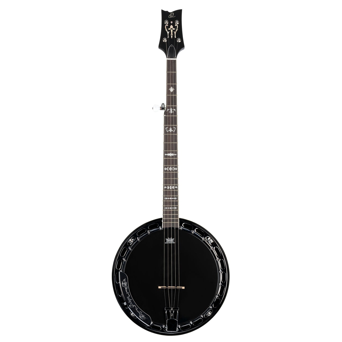 ORTEGA Raven Series Banjo 5 String - Mahogany Black + Bag