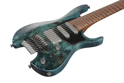 IBANEZ Quest E-Gitarre 7-String - Cosmic Blue Low Gloss + Gigbag
