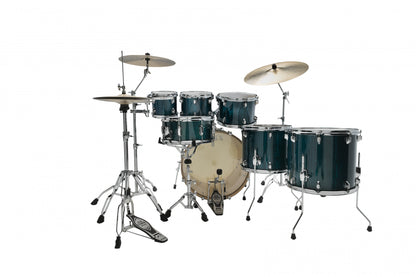 TAMA Superstar Classic Drum Set 7 teilig - Gloss Sapphire Lacebark Pine/Chrom HW + SM5W Hardware Kit