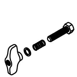 TAMA Bolt Spring, Washer & Nut Assembly,for MTB30 - Chrome
