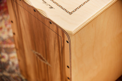 MEINL Percussion Artisan Edition Series String Cajon Seguiriya Line - Indian Heartwood