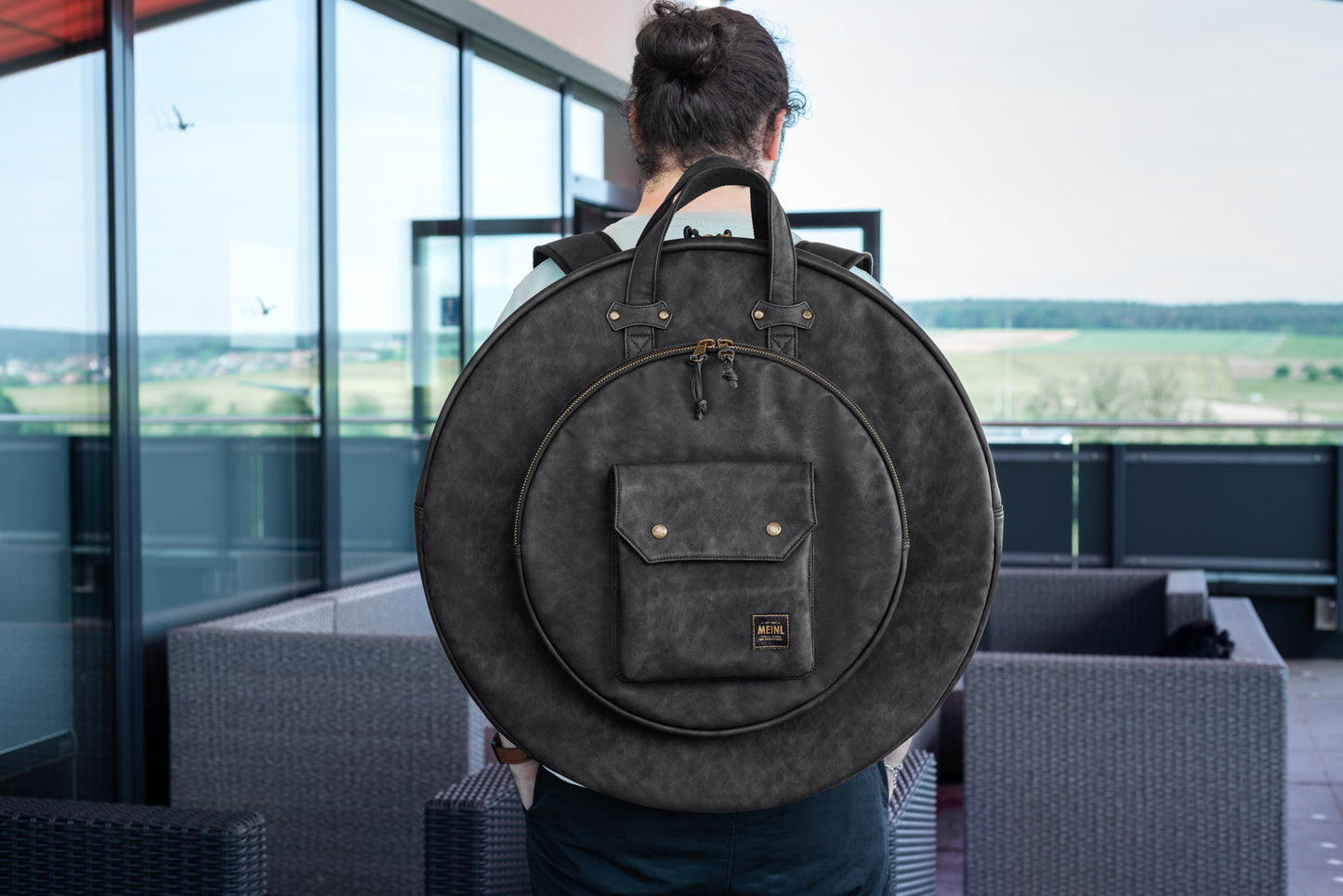 MEINL Cymbals Vintage Hyde Cymbal Bag 22" - Black
