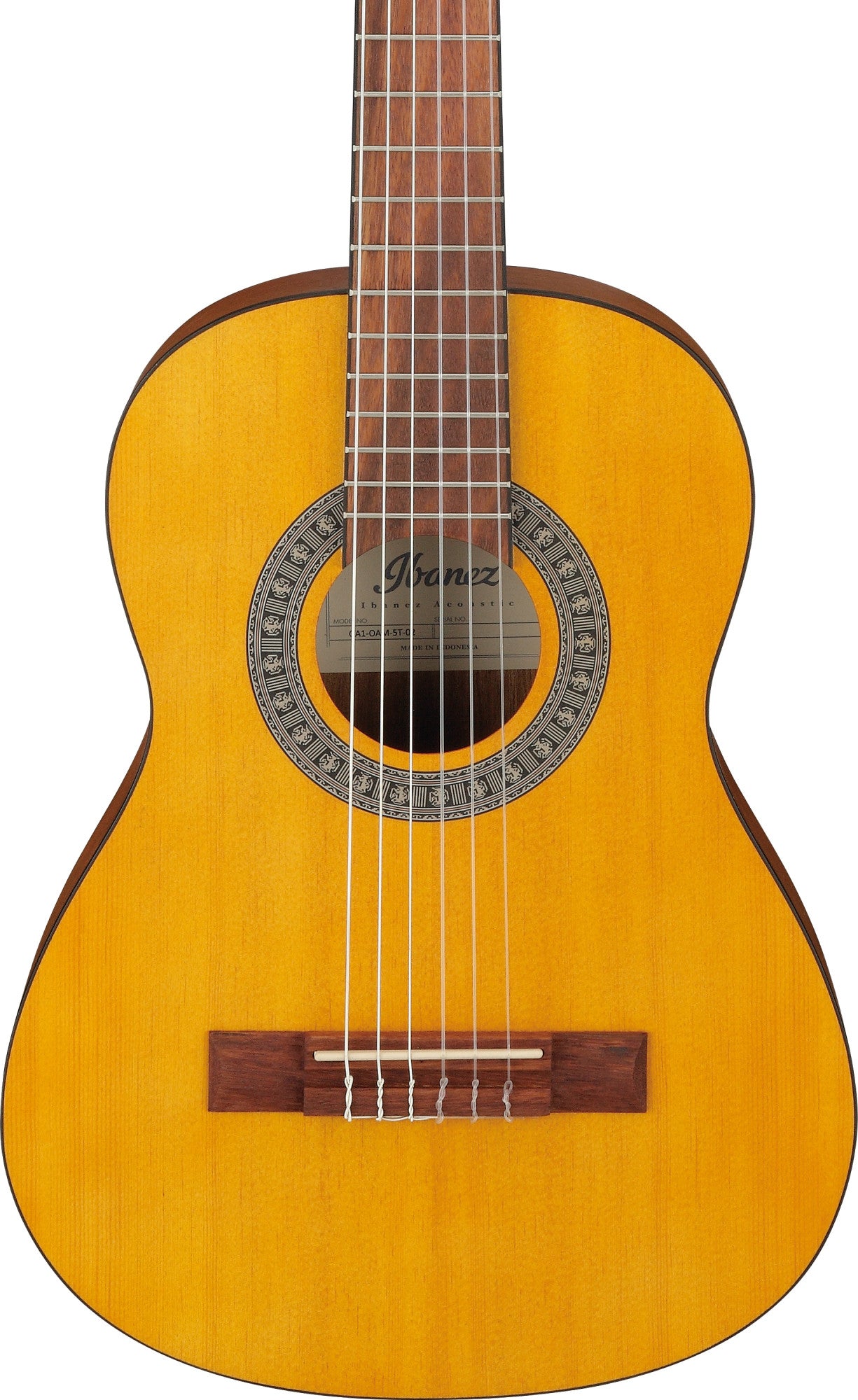 IBANEZ GA Classical Guitar 6-String 1/2 Body - Open Pore Amber
