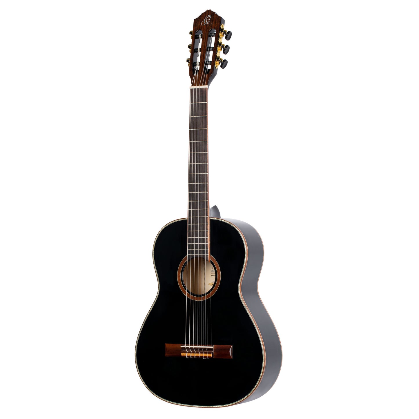 ORTEGA Family Series 3/4 Classical Guitar 6 String - Spruce / Mahogany Black + Gig Bag