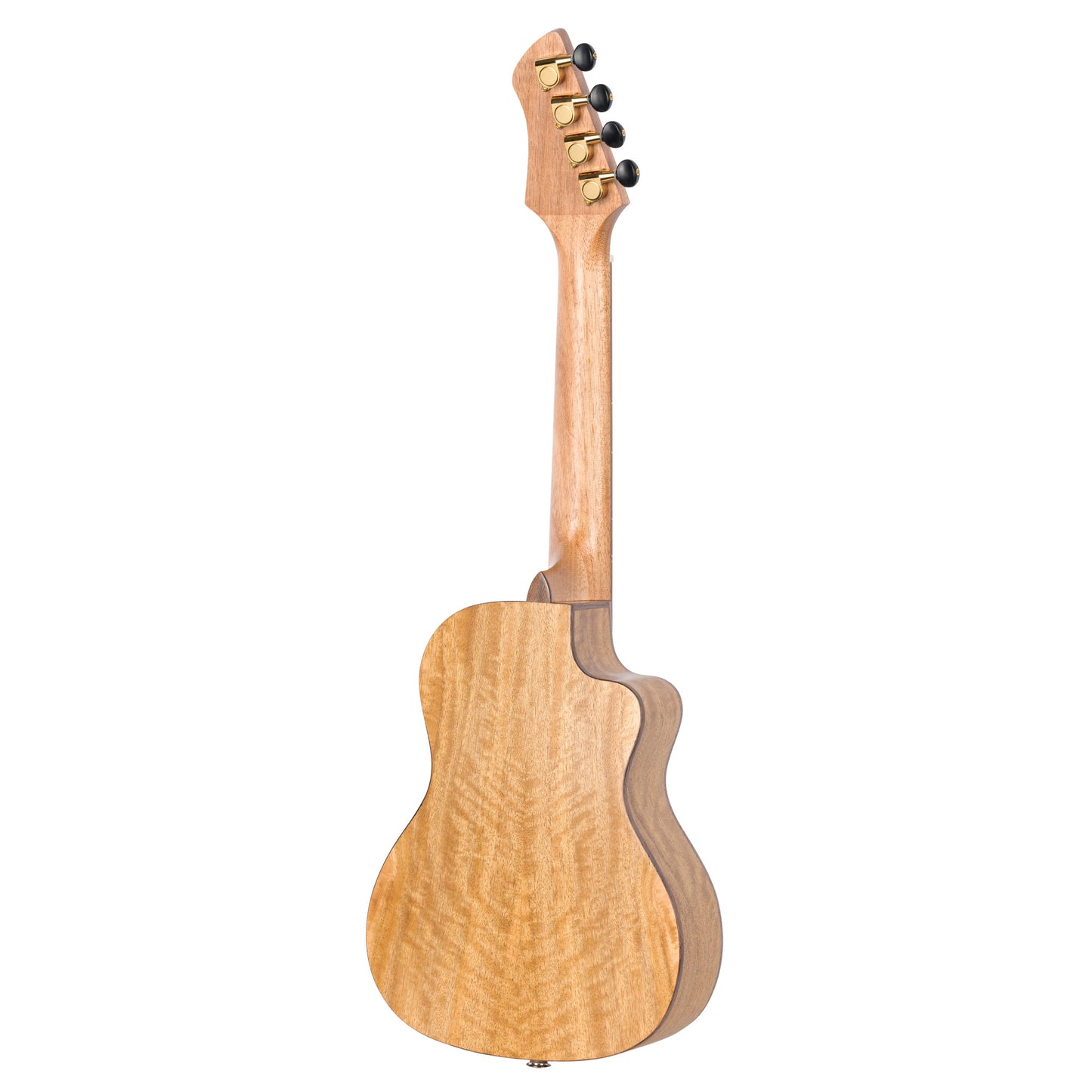 ORTEGA Horizon Serie Konzert Preamp Ukulele 4 String Lefty - Mango Natural + Bag