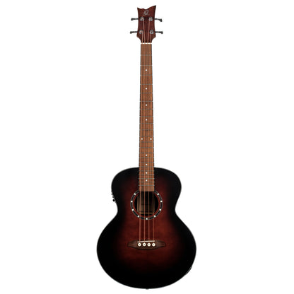 ORTEGA Deep Series 7 Medium Scale Acoustic Bass 4 String - Spruce / Mahogany Bourbon Fade