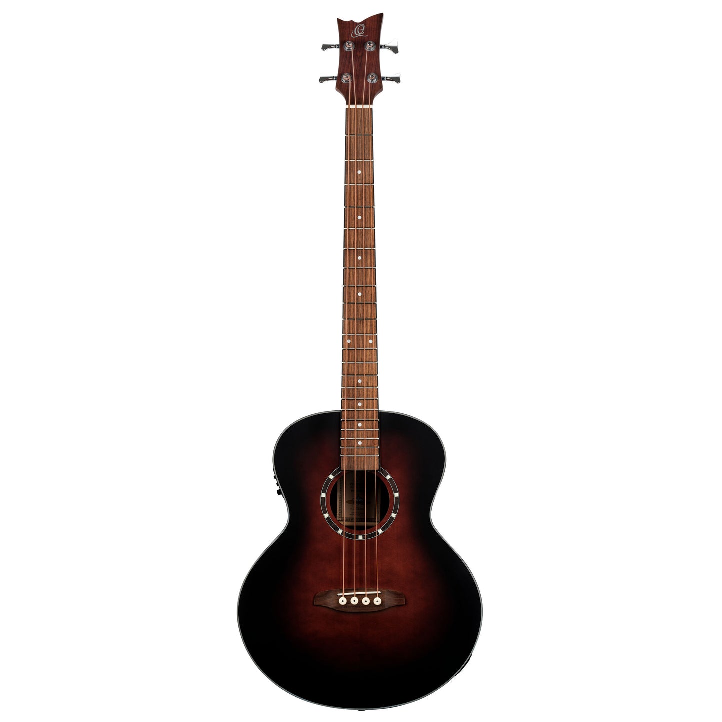 ORTEGA Deep Series 7 Medium Scale Acoustic Bass 4 String - Spruce / Mahogany Bourbon Fade