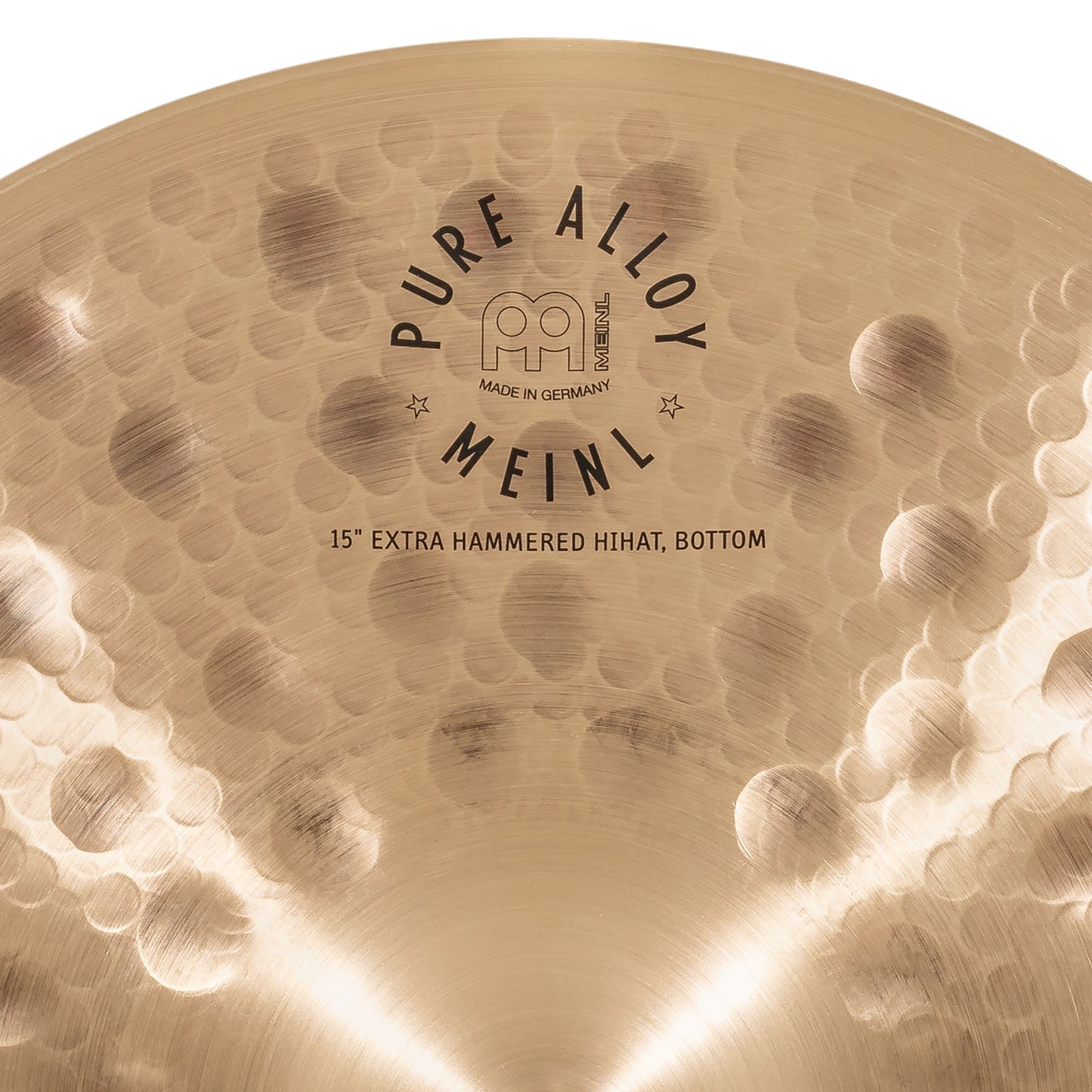 MEINL Cymbals Pure Alloy Extra Hammered Hihat - 15"